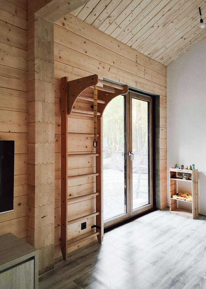 Barre da muro per ginnastica in legno BenchK 111 2/7