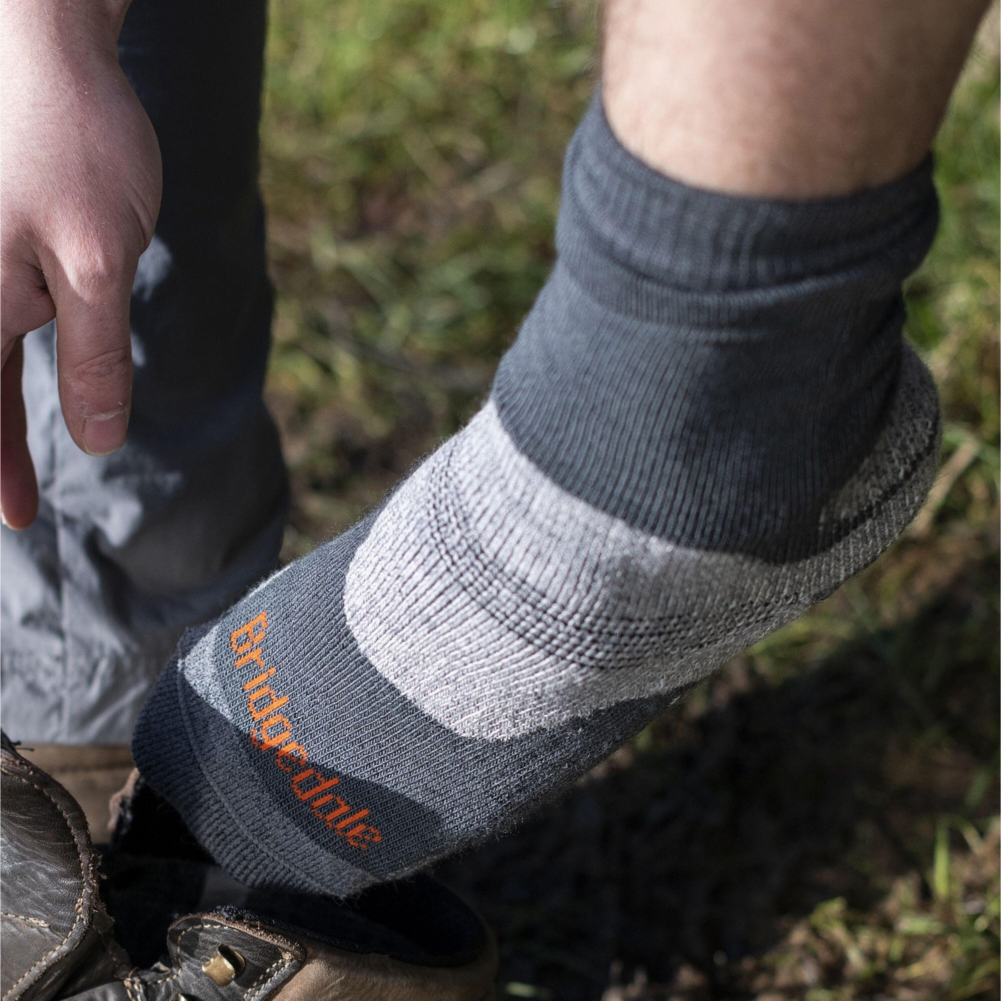 Mens Hiking Midweight Merino Wool Performance Boot Socks 4/4
