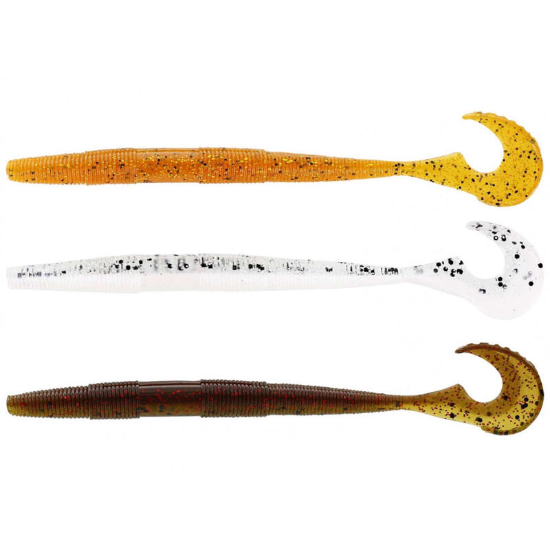 Leurre Souple Westin Swimming Worm 13cm (Clear Water Mix - 5g - 13cm - par 5)