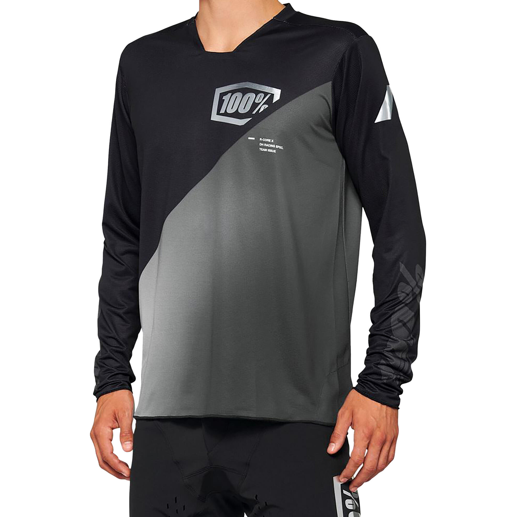 Maillot de manga larga R-Core-X 100% Negro / Gris 3/3