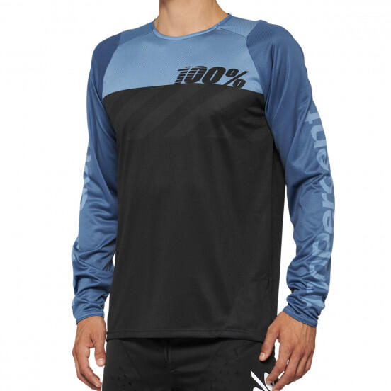 Jersey R-CORE Manches Longues SP22 Black/Slate Blue