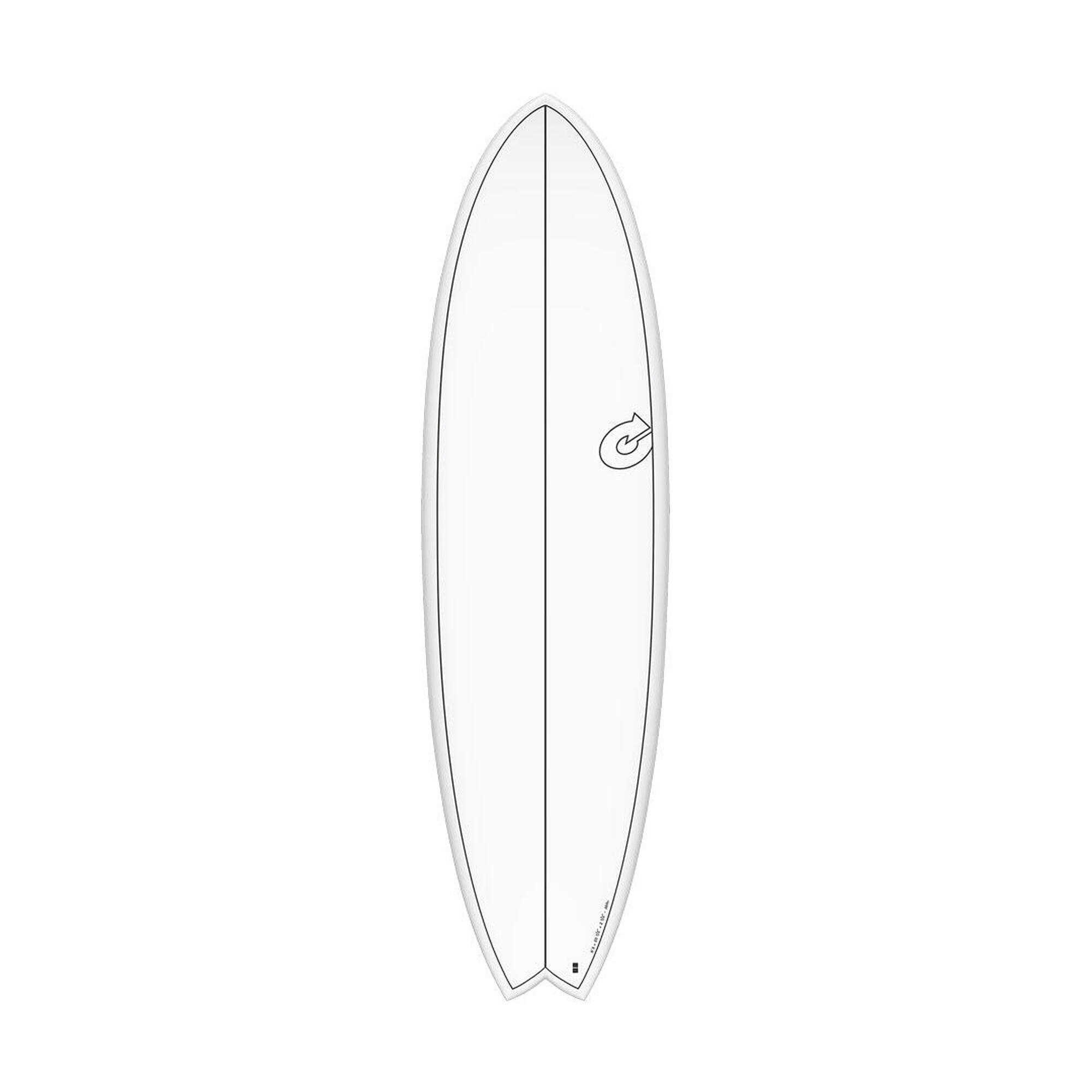 Planche de surf Fish Modfish TET Cs  white/carbon strip 6'10