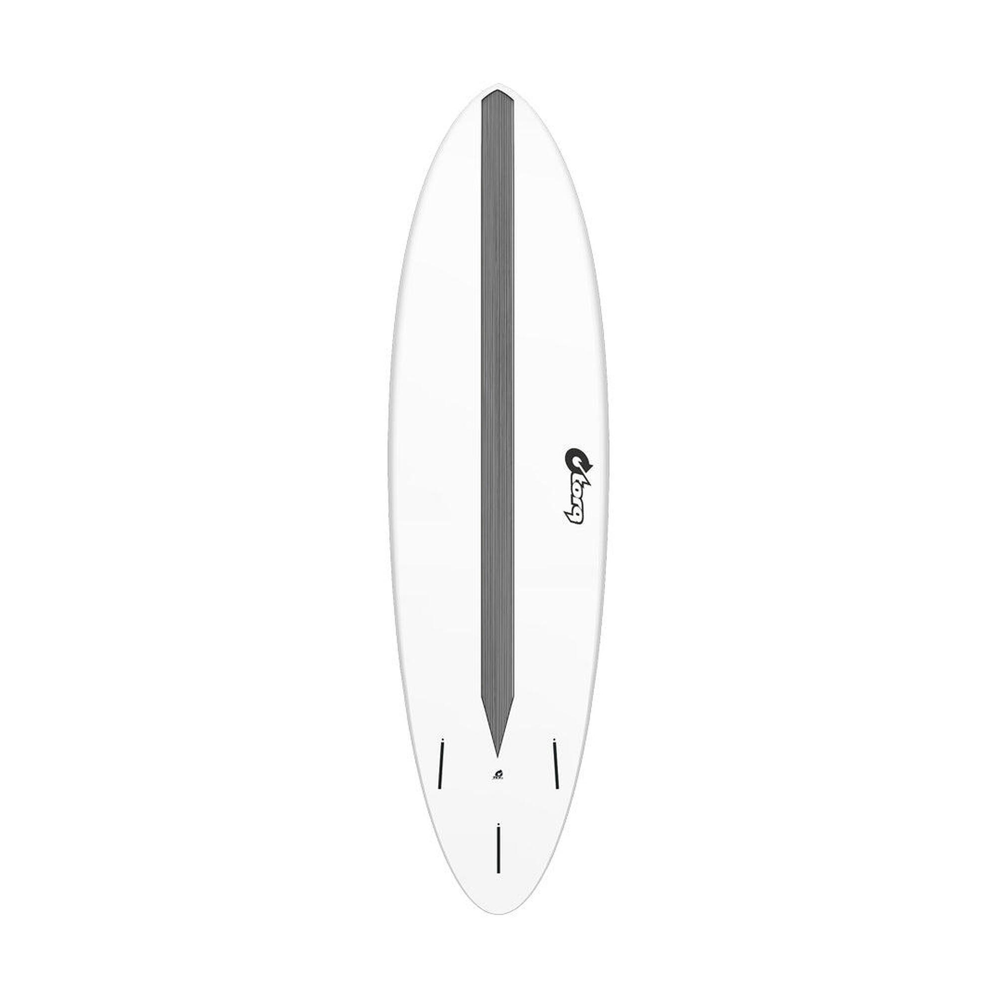 Planche de surf Funboard Torq TET CS white/carbon strip 6'8