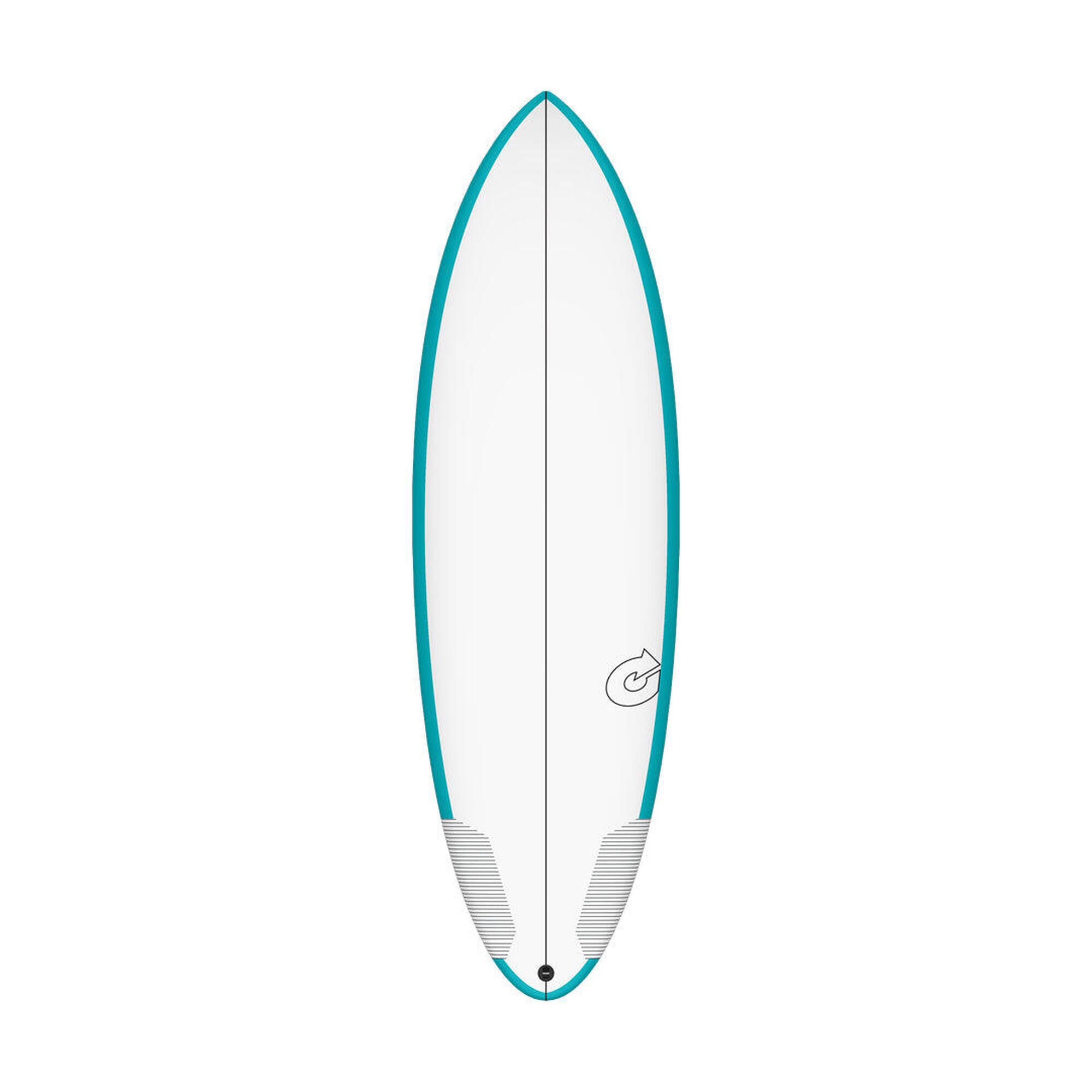 Tabla de surf Shortboard Multiplier TEC Torq Teal/White 6'2