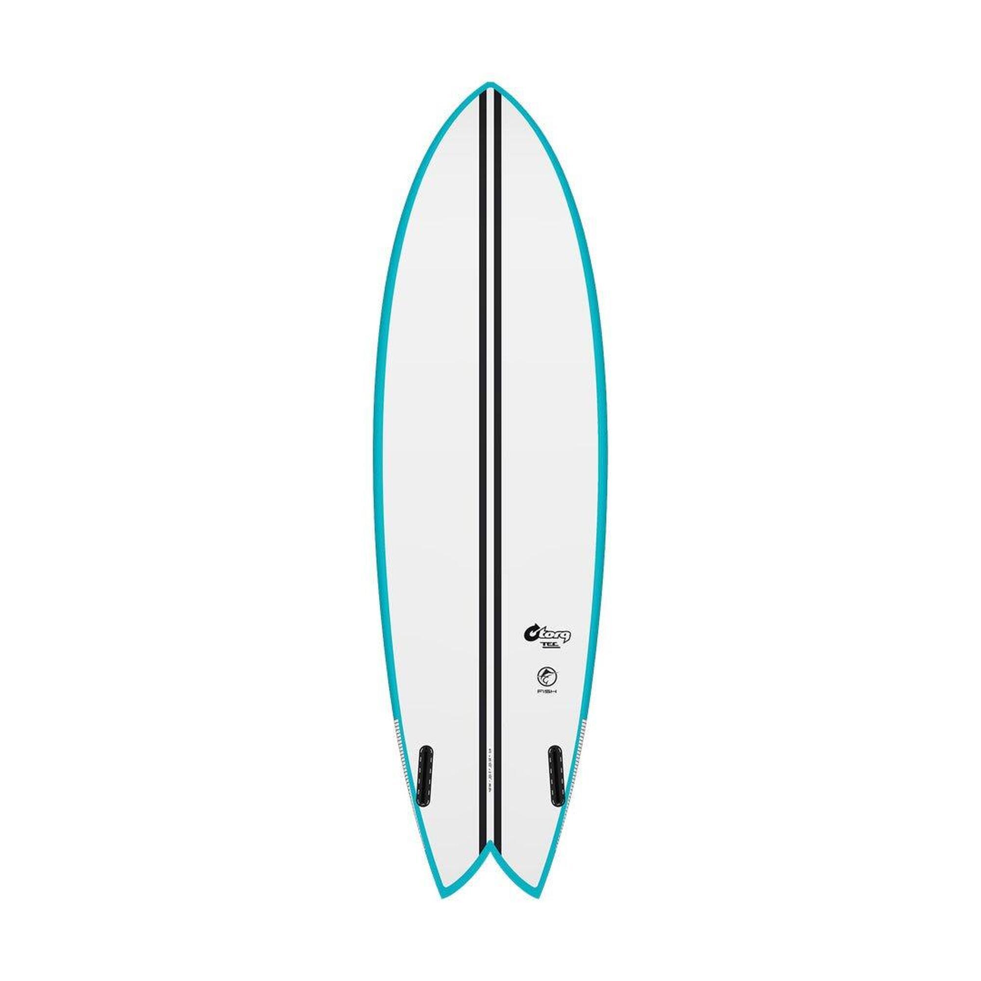 Planche de surf Fish TEC  Teal/White 5'10