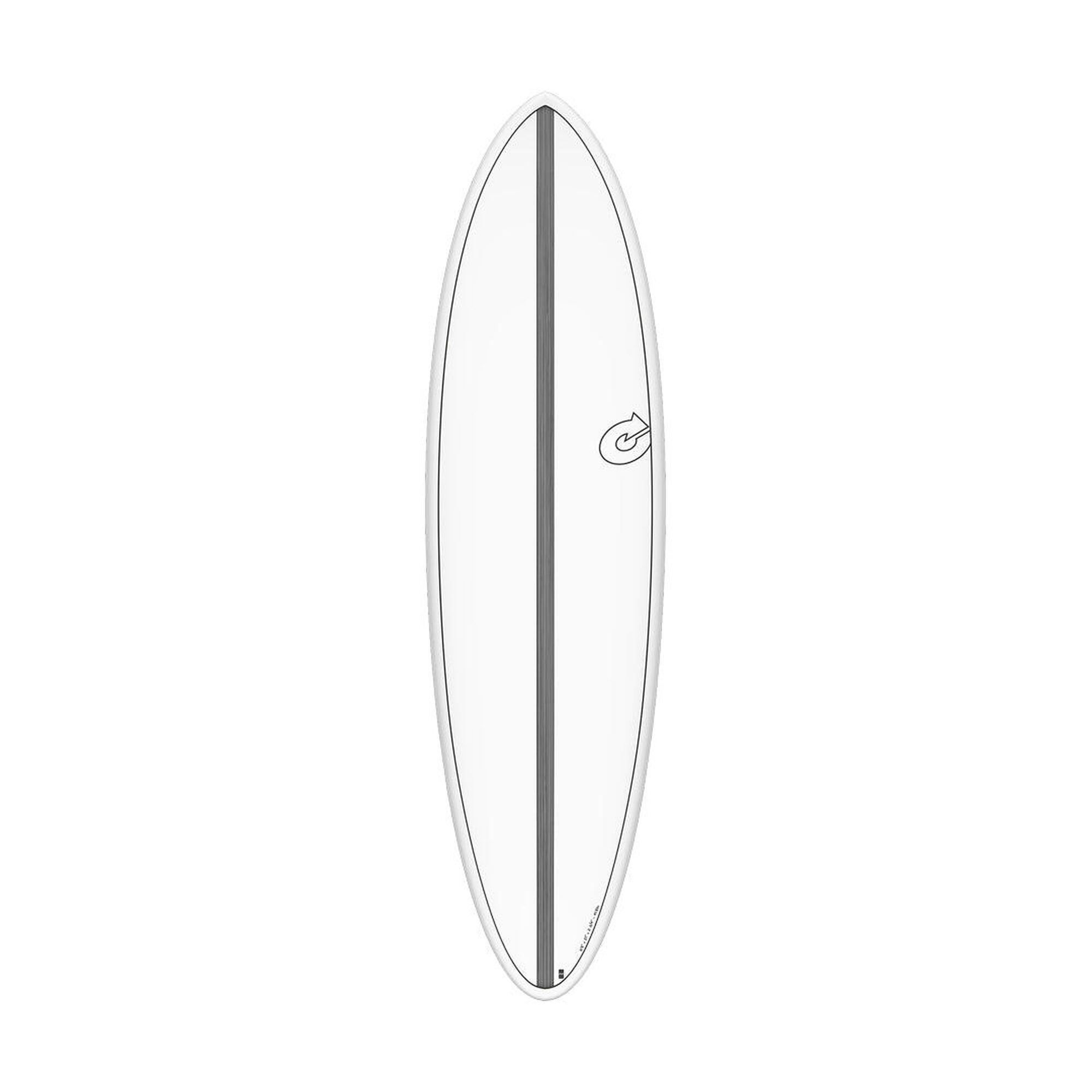 Planche de surf Funboard Torq TET CS white/carbon strip 6'8