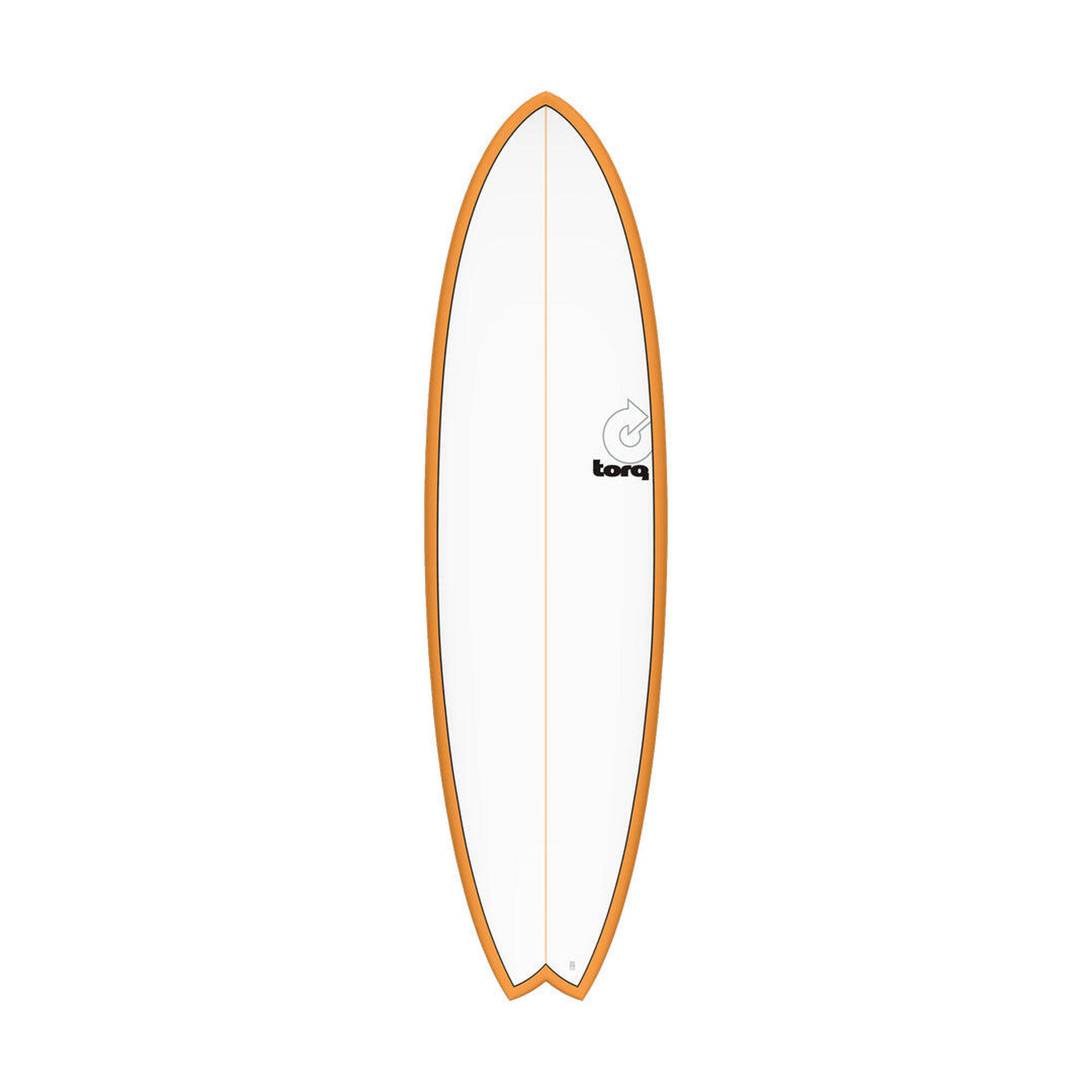 Planche de surf Fish Modfish TET Orange rail/Pinline 6'3