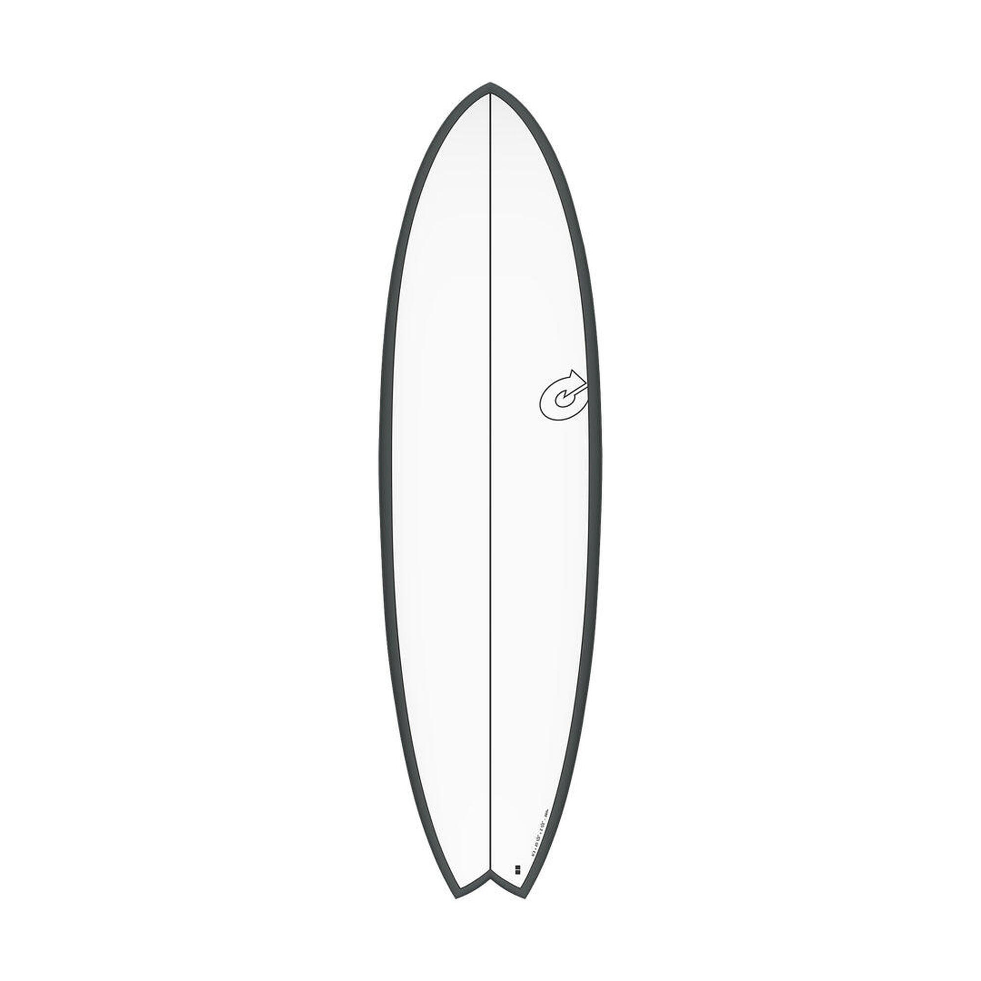 Planche de surf Fish Torq TET Cs Rail Color Design Grahite rail/Carbon strip 6'6