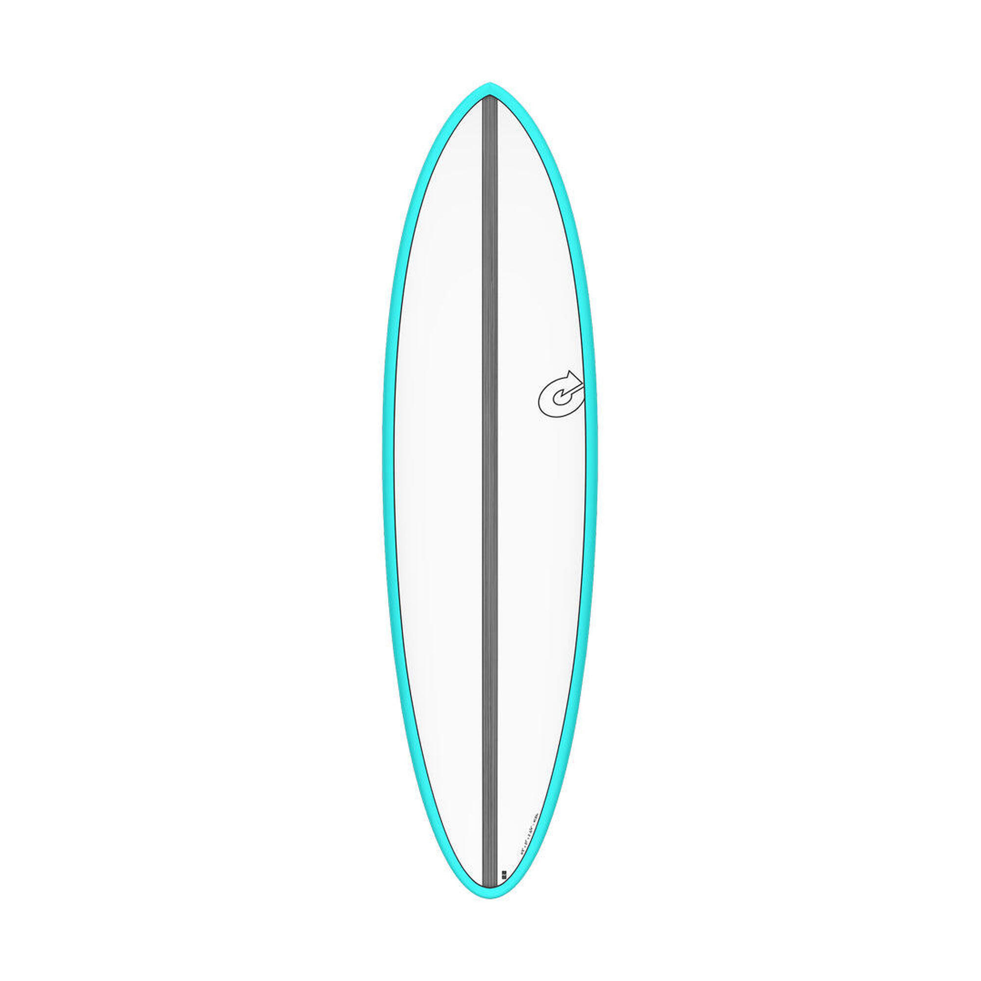 Planche de surf Funboard Modfun TET Torq CS Miami blue rail/Carbon st 7'6