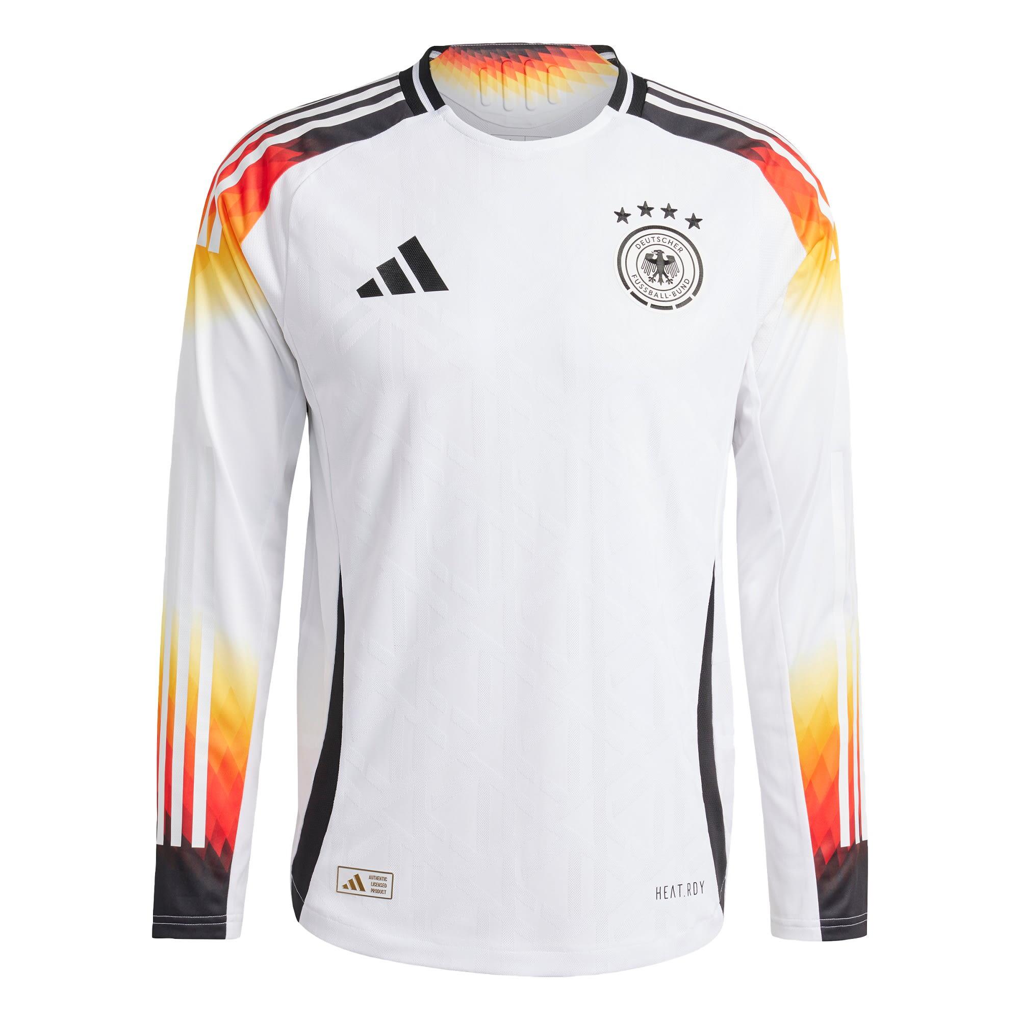 Germany 24 Long Sleeve Home Authentic Jersey 2/6