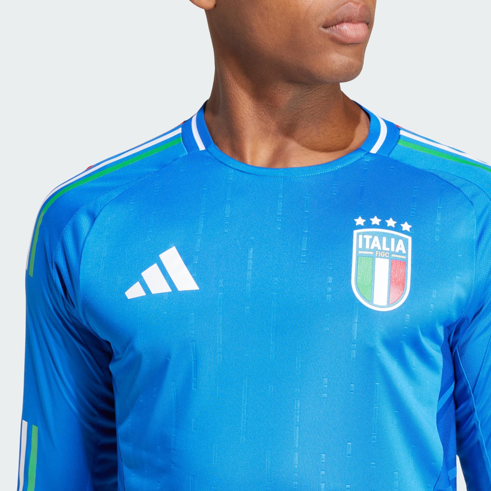 Autentica maglia Italia 24 home a maniche lunghe