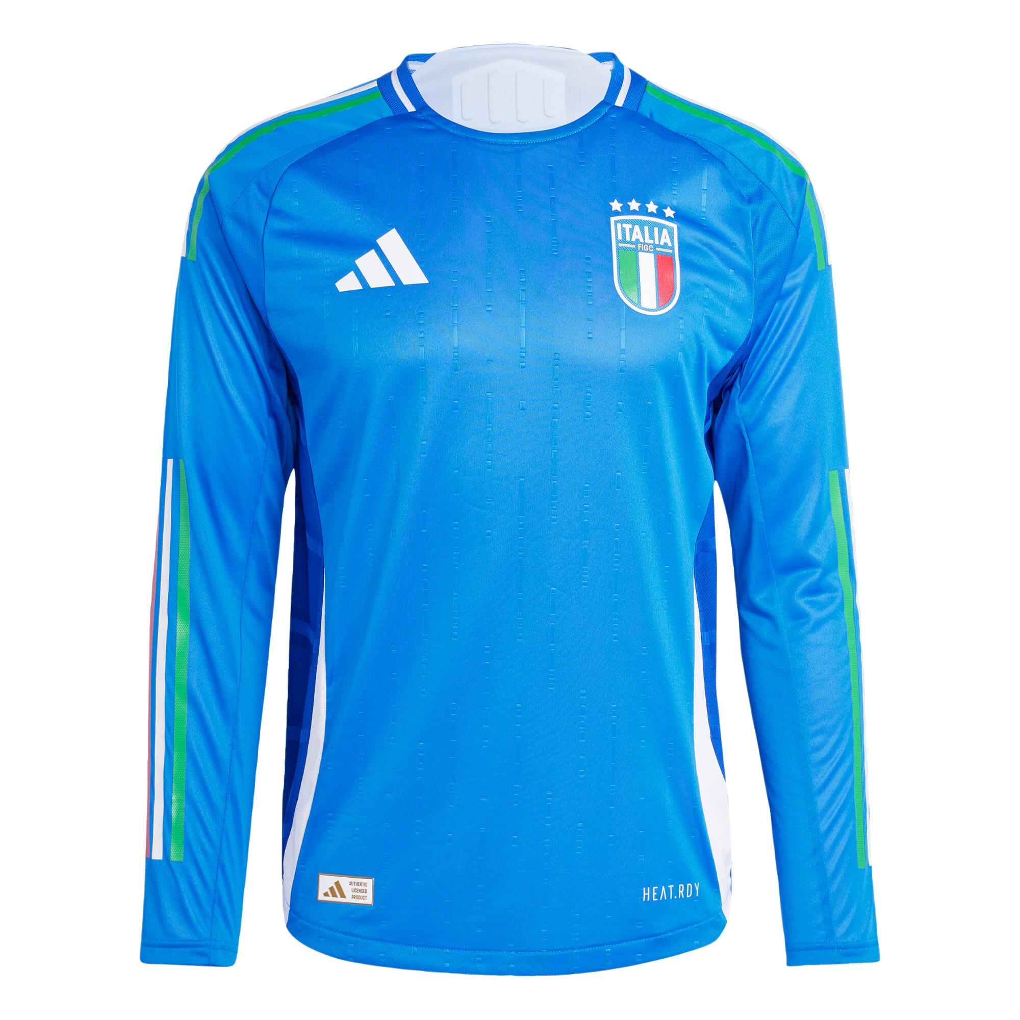 Autentica maglia Italia 24 home a maniche lunghe