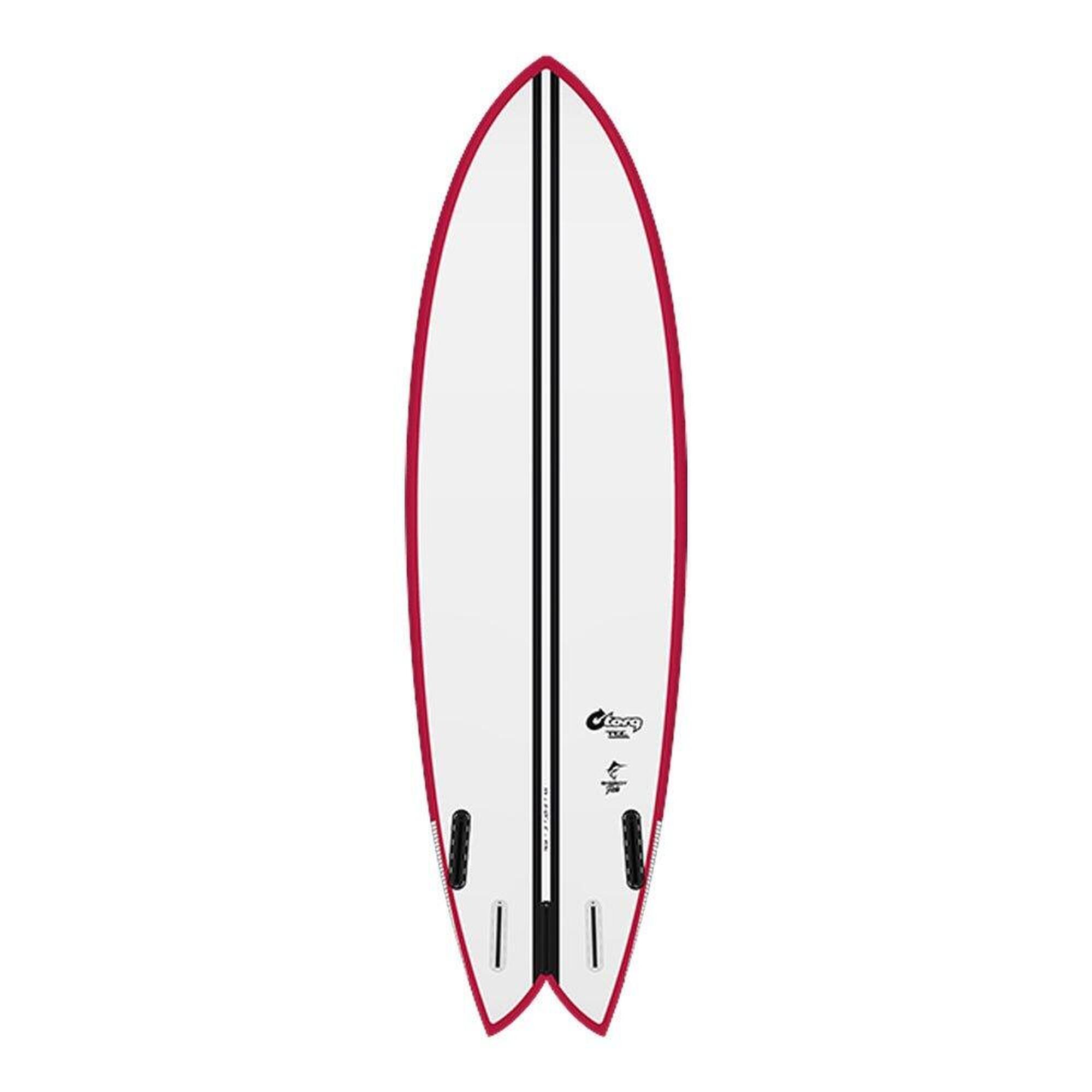 Planche de surf Fish Bigboy Fish TEC Berry/White 6'6
