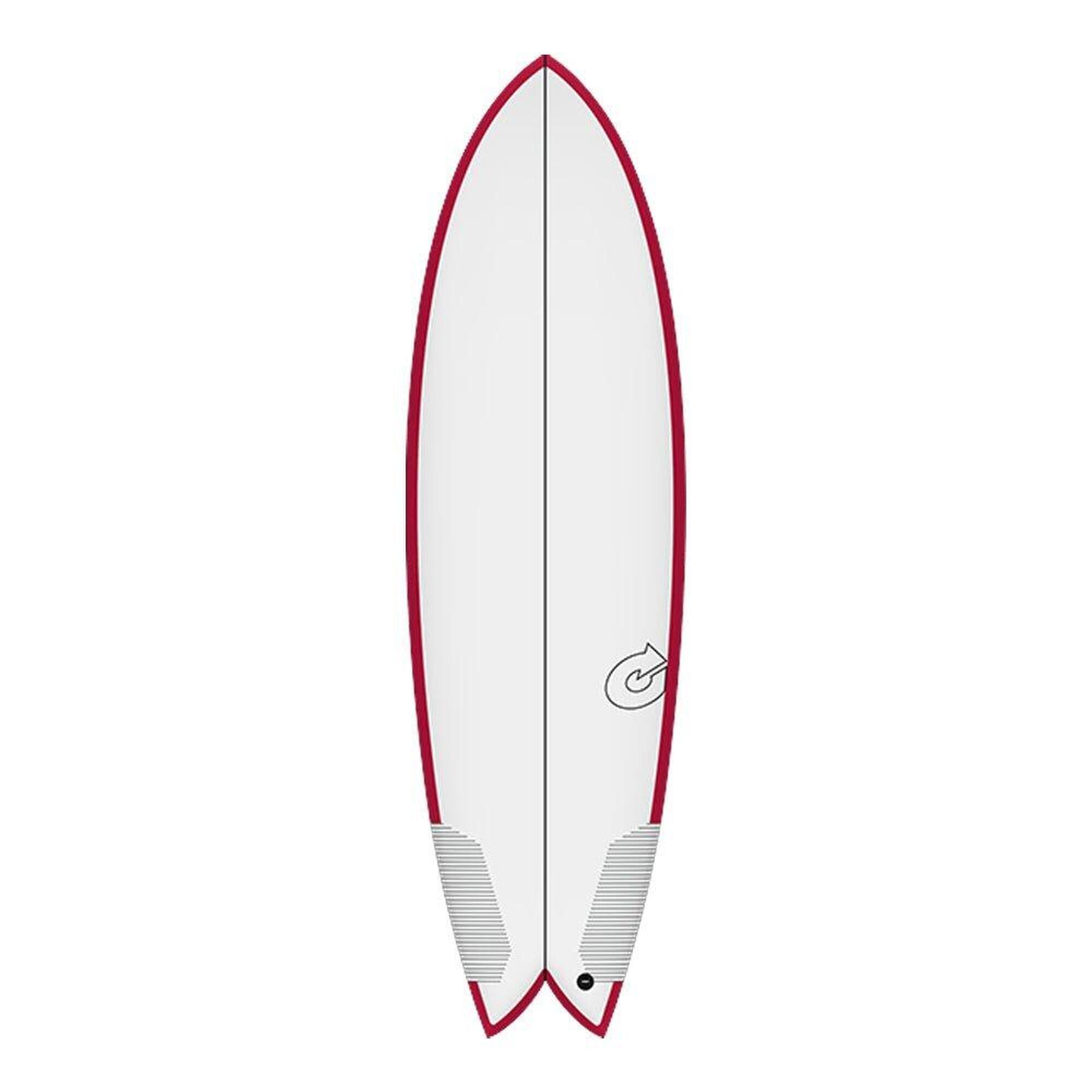 Planche de surf Fish Bigboy Fish TEC Berry/White 6'6