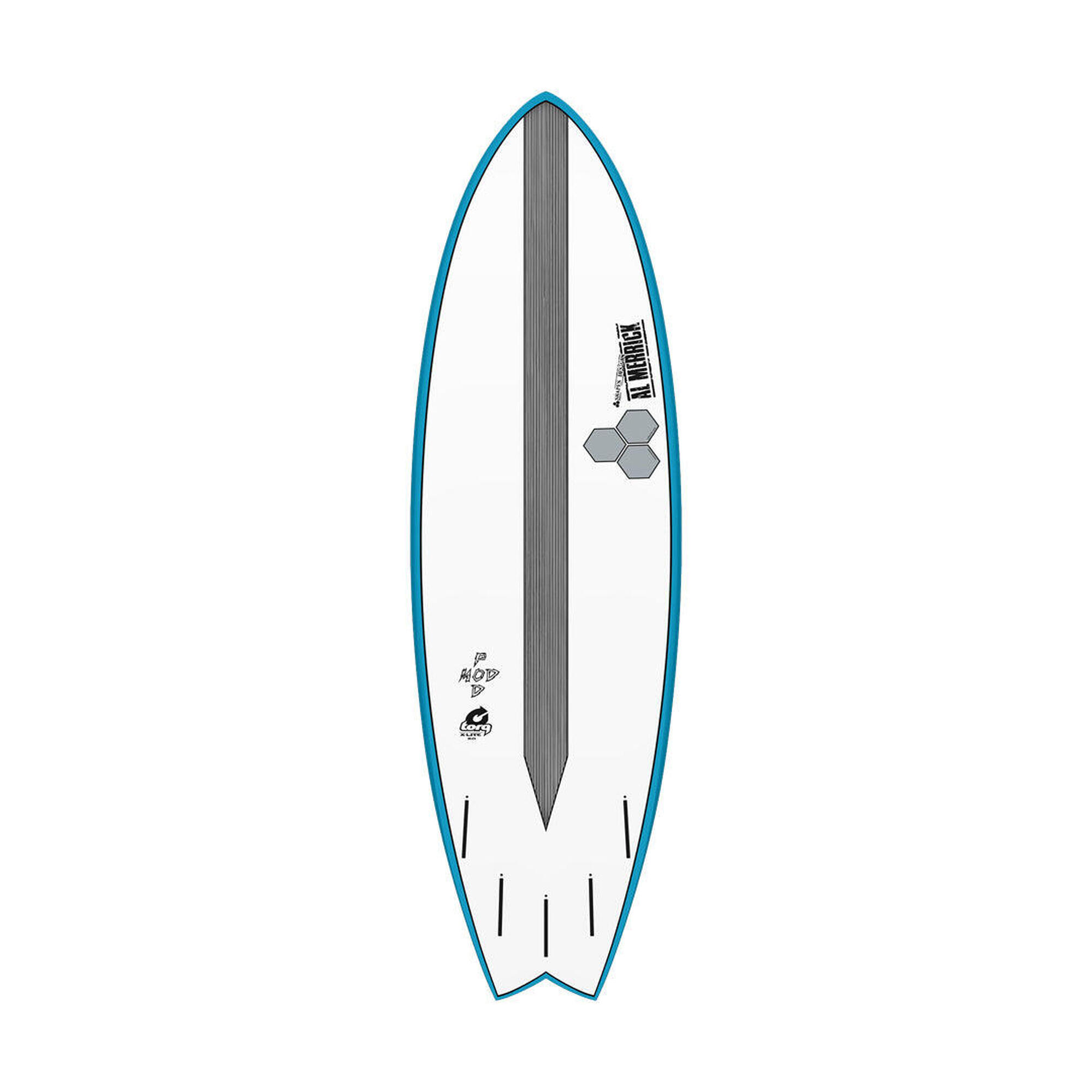 Planche de surf Fish Podmod Xlite  Blue rail/Pinline 5'10