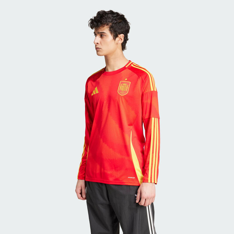 Koszulka Spain 24 Long Sleeve Home