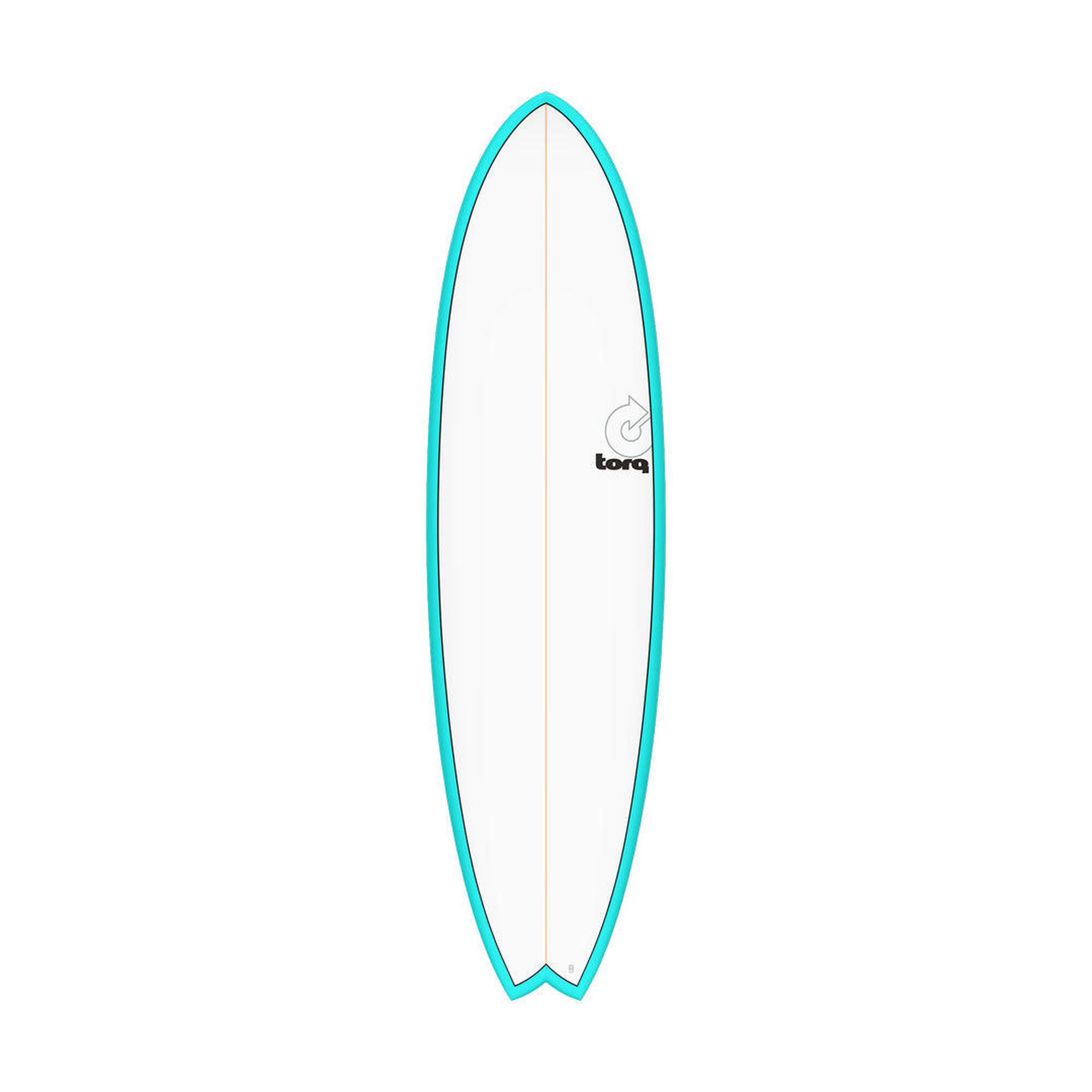 Surfplank Fish Modfish TET Torq Miami blauw/Pinline 6'3