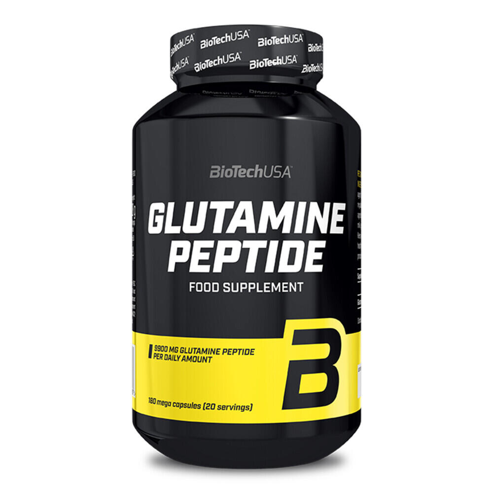 BIOTECHUSA Glutamine peptide - 180 mega capsules de Biotech USA