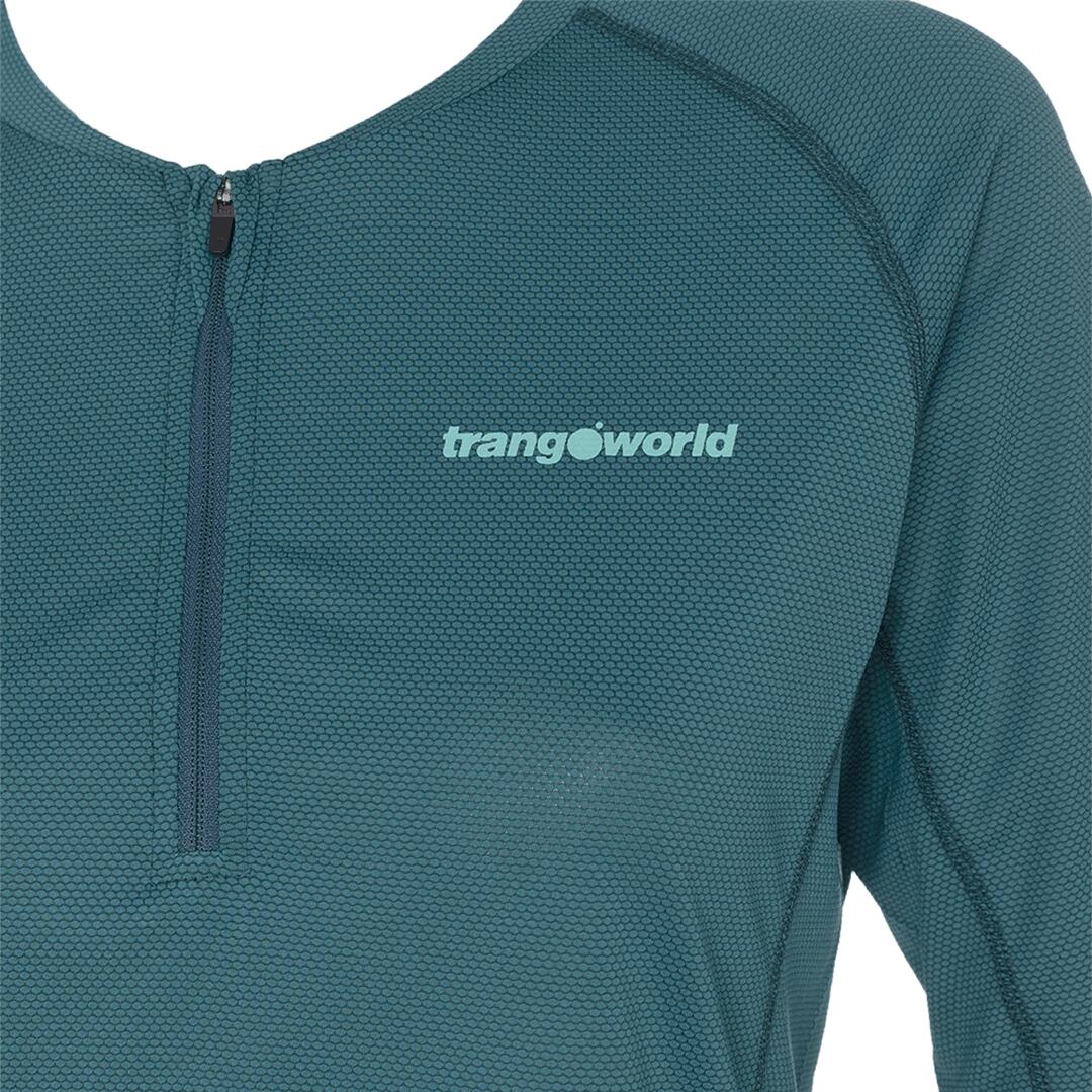 Camiseta manga larga para Mujer Trangoworld Naret Verde 2/6