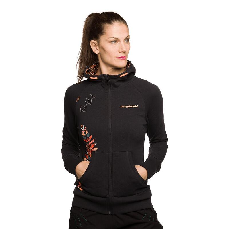 Chaqueta para Mujer Trangoworld Turda Negro