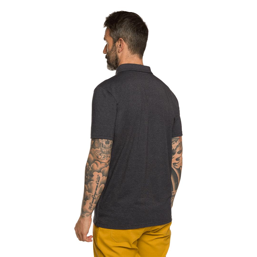 Polo manga corta para Hombre Trangoworld Finu Negro 4/7