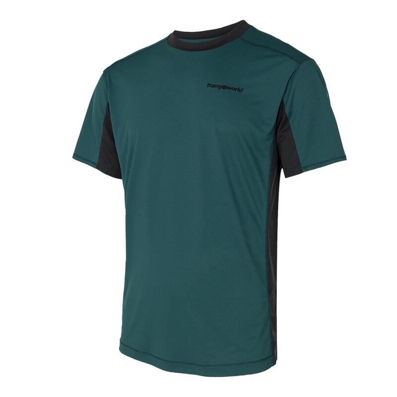 Camiseta para Hombre Trangoworld Ritsem Verde/Gris