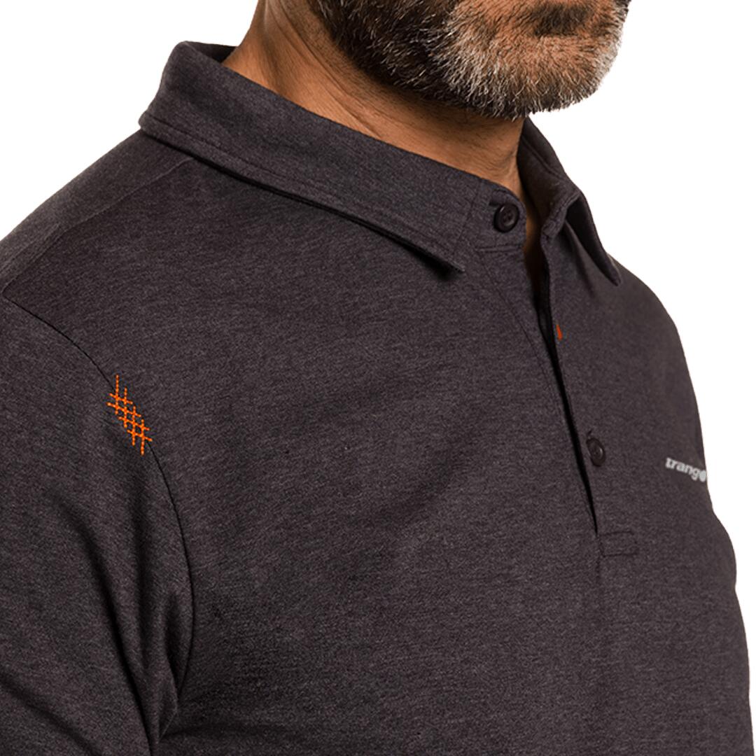 Polo manga corta para Hombre Trangoworld Finu Negro 6/7
