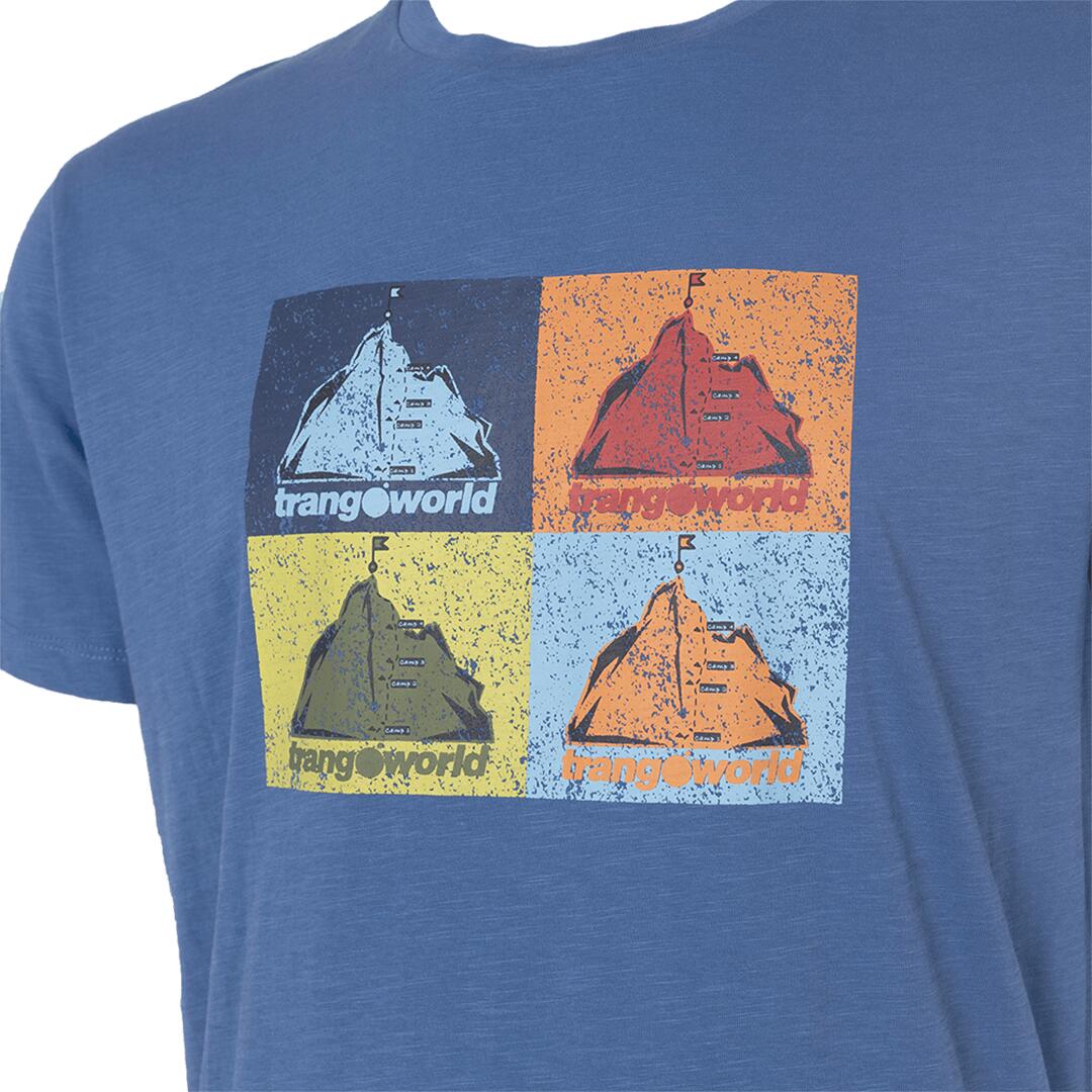 Camiseta para Hombre Trangoworld Nahanni Azul 2/6