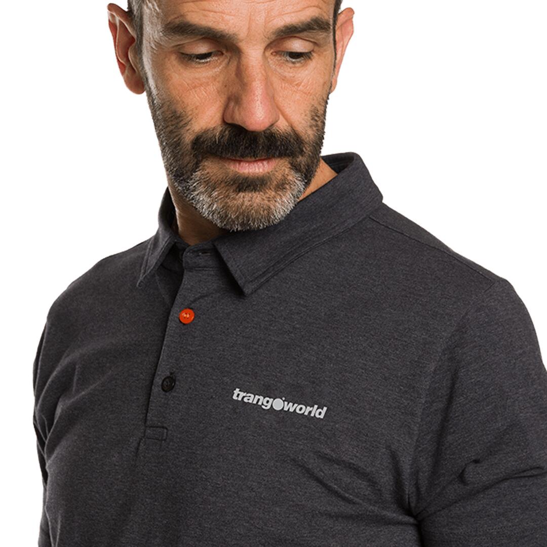 Polo manga corta para Hombre Trangoworld Finu Negro 5/7
