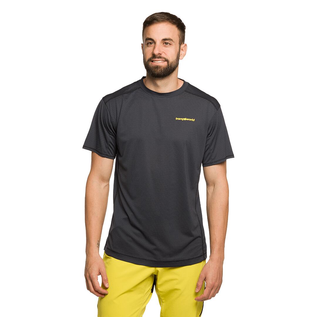 Camiseta para Hombre Trangoworld Ritsem Gris/Amarillo 3/6