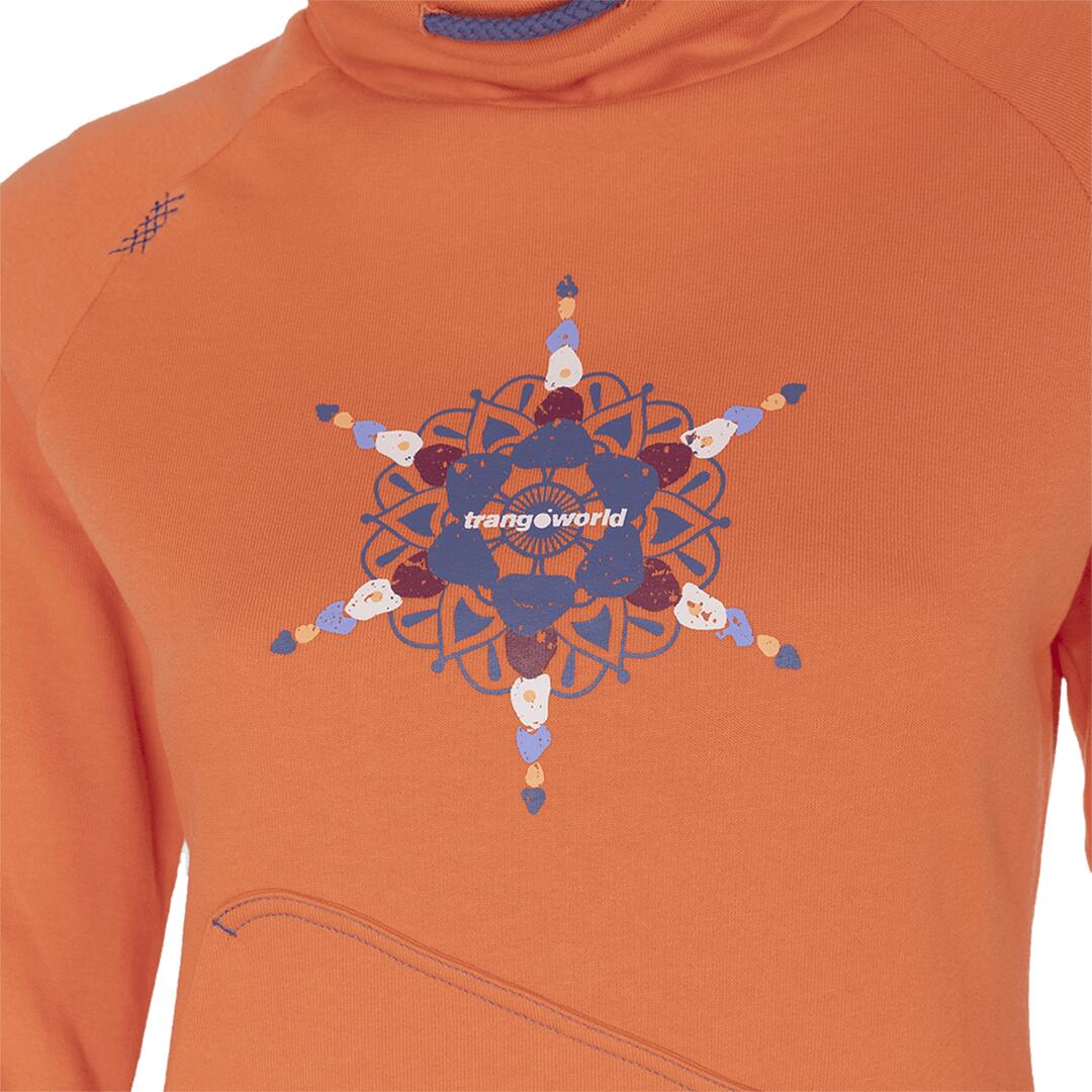 Sudadera para Mujer Trangoworld Bucegi Naranja 2/6
