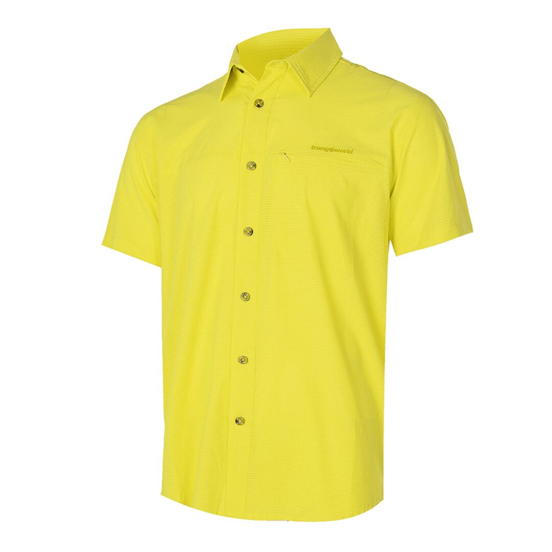 TRANGOWORLD Camisa mangas cortas para Hombre Trangoworld Esera vn Amarillo/Gris protección
