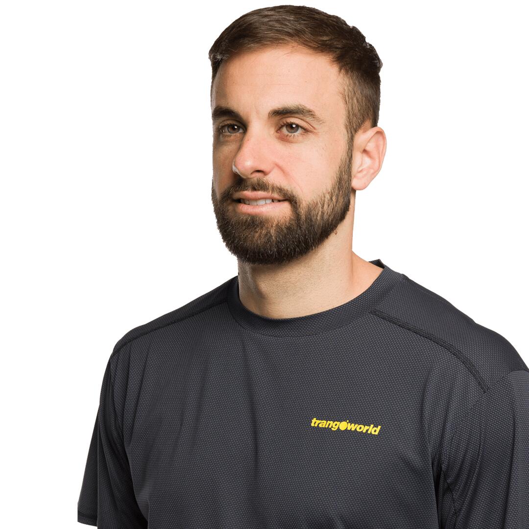 Camiseta para Hombre Trangoworld Ritsem Gris/Amarillo 5/6