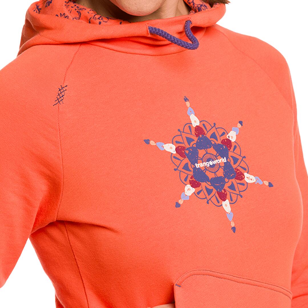 Sudadera para Mujer Trangoworld Bucegi Naranja 6/6
