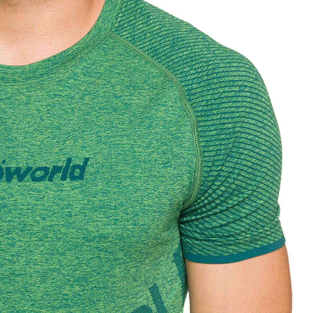 Camiseta de Trail Running para Hombre Trangoworld Cheust Verde/Azul 6/6
