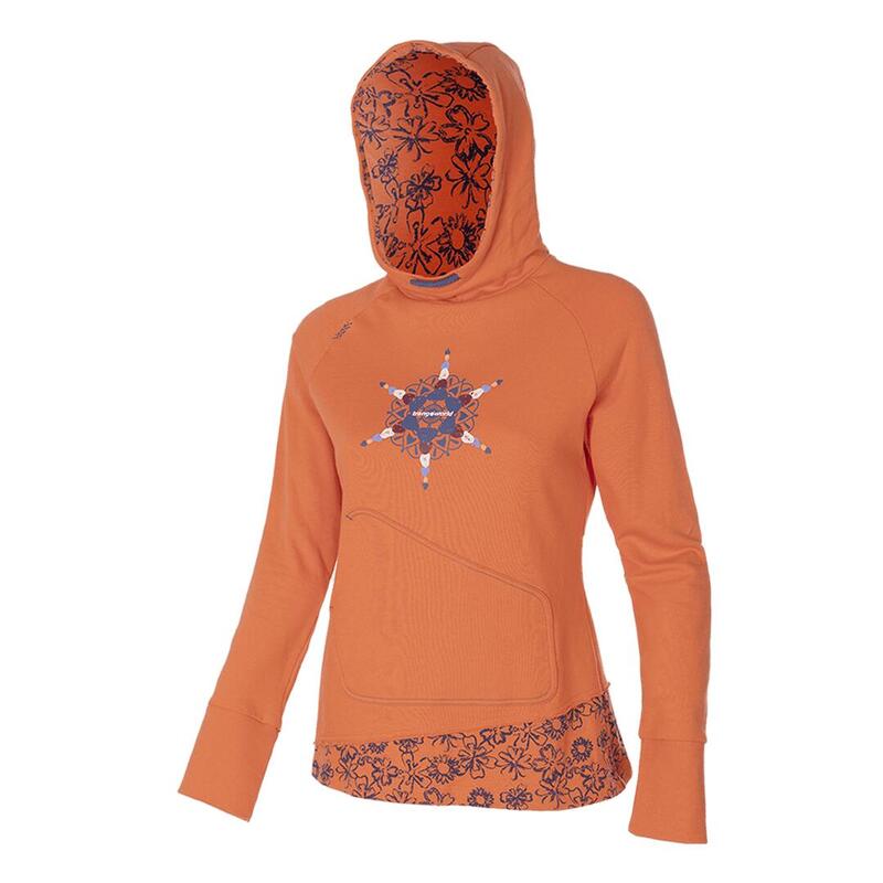 Sudadera para Mujer Trangoworld Bucegi Naranja