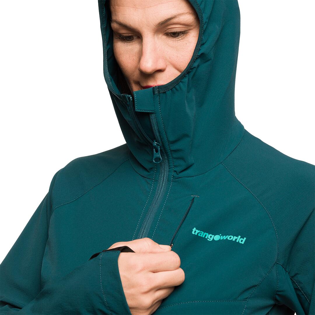 Softshell para Mujer Trangoworld Caillich Verde 5/7
