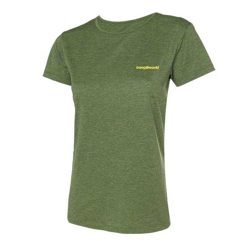 Camiseta para Mujer Trangoworld Rjavina Amarillo protección UV+30