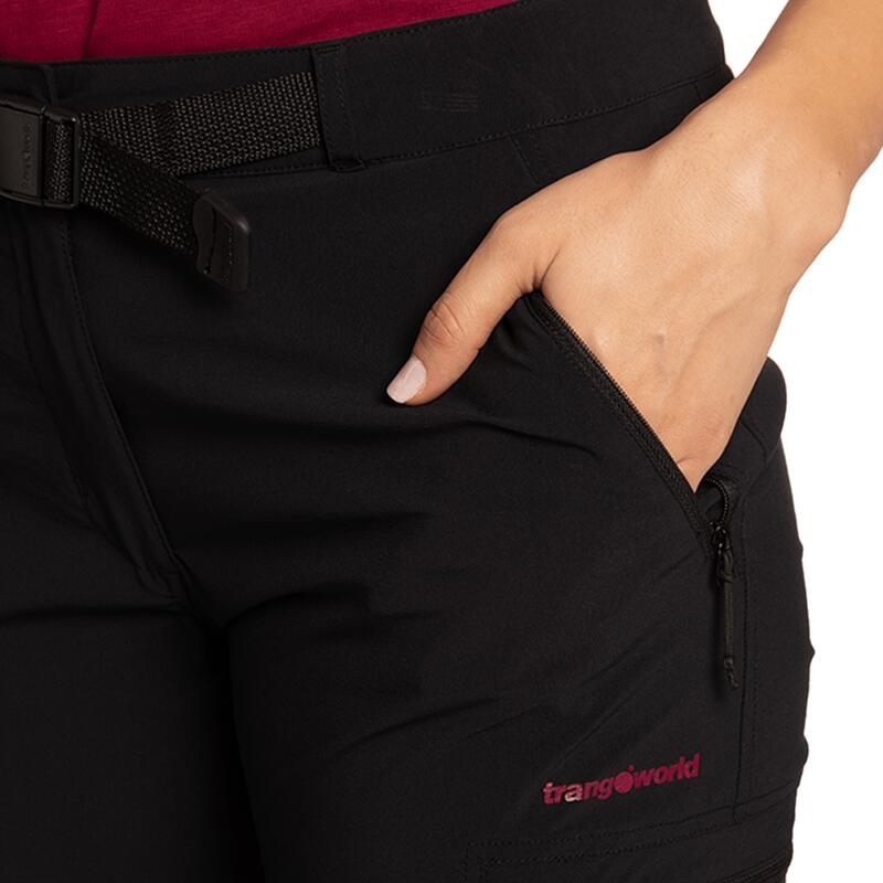 Pantalón para Mujer Trangoworld Cumbal Negro protección UV+50