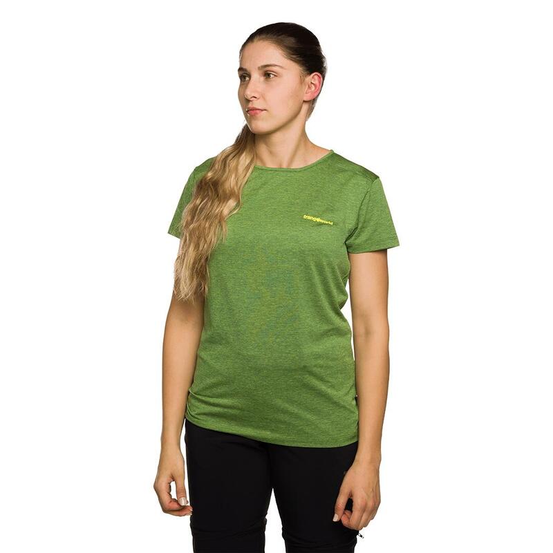 Camiseta para Mujer Trangoworld Rjavina Amarillo protección UV+30