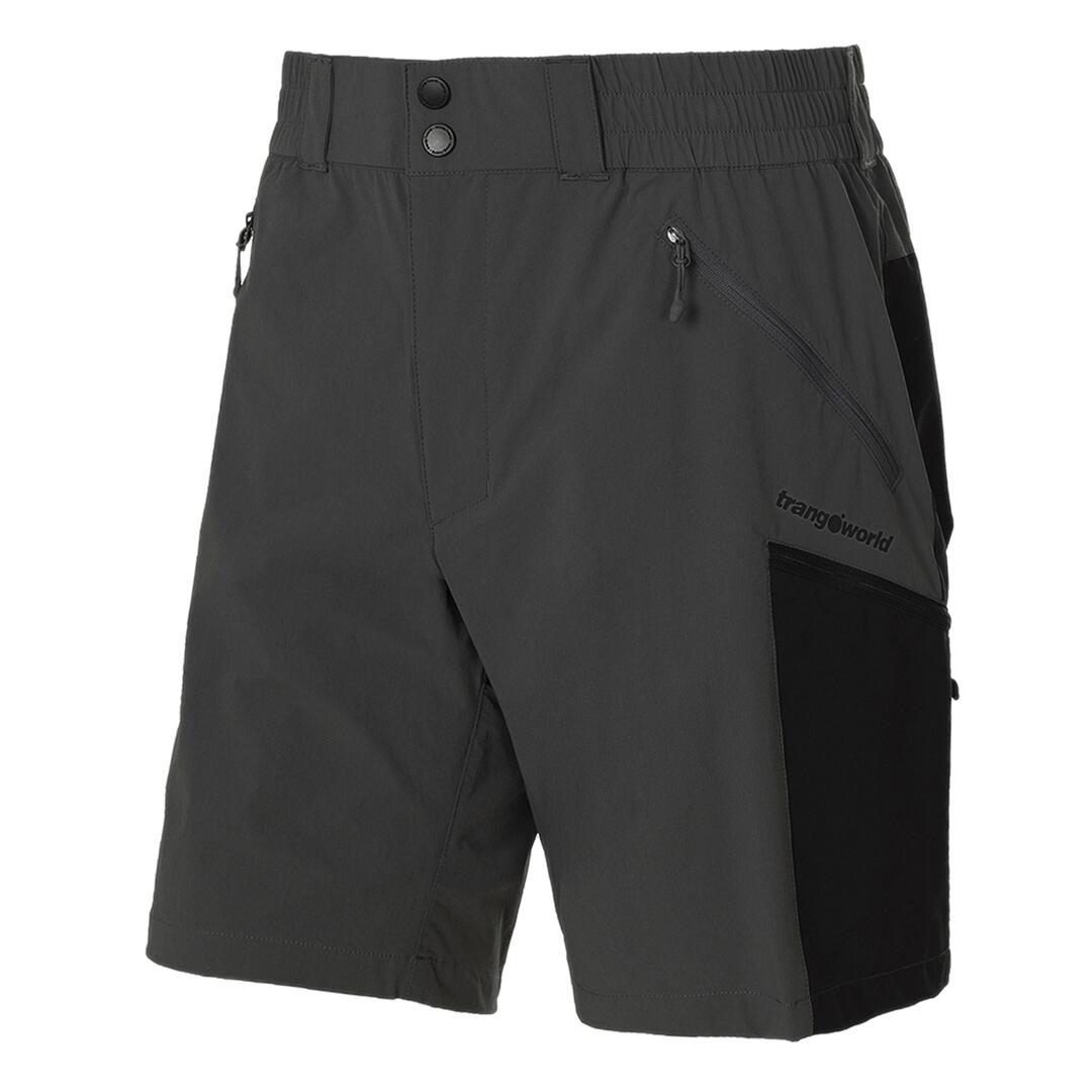 TRANGOWORLD Pantalones cortos para Hombre Trangoworld Stuor Gris/Negro/Negro protección UV+