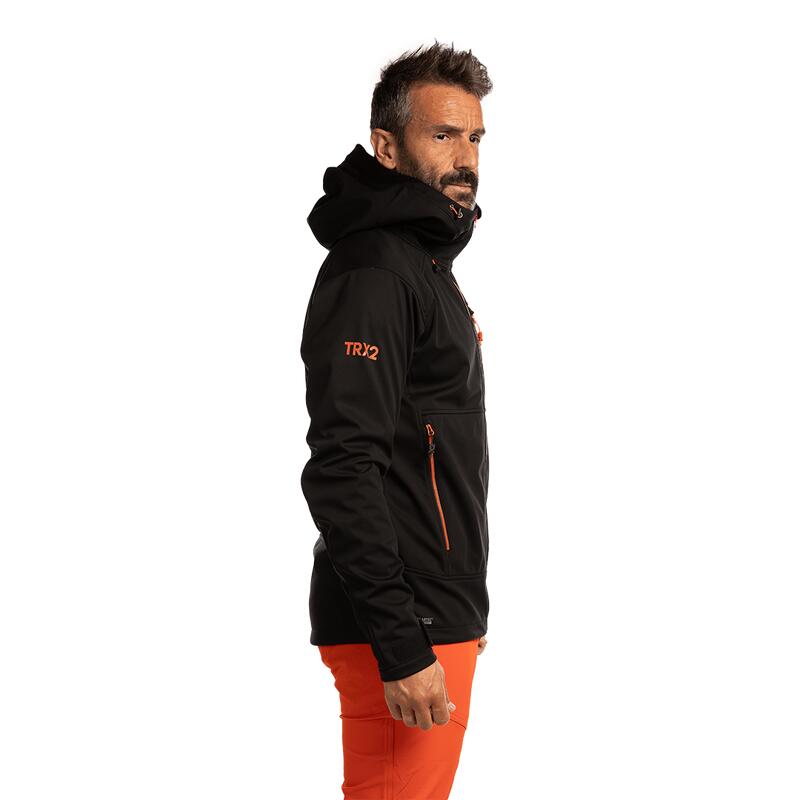 Chaqueta softshell para Hombre Trangoworld Trx2 soft pro dr Negro/Negro