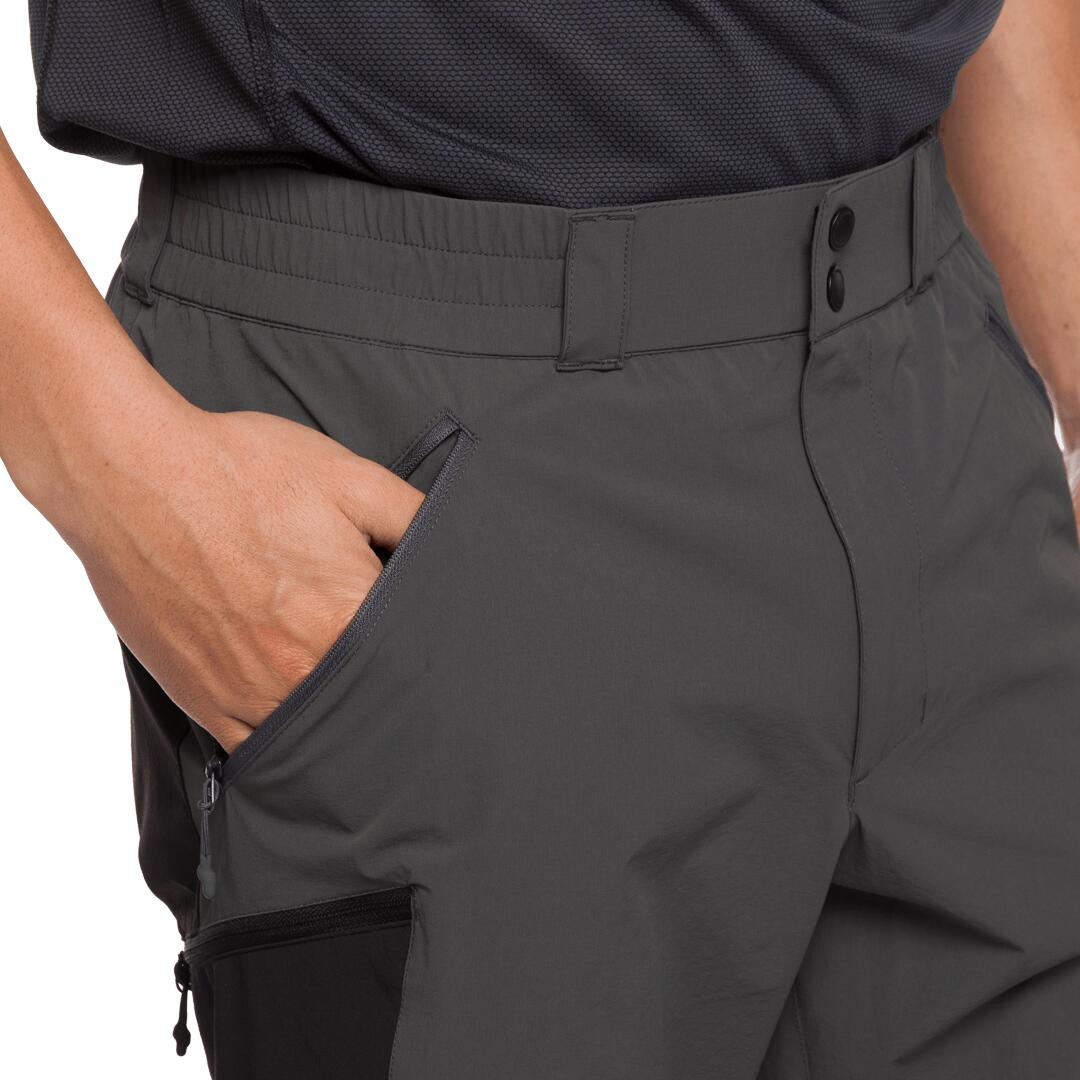 Pantalones cortos para Hombre Trangoworld Stuor Gris/Negro/Negro 5/7