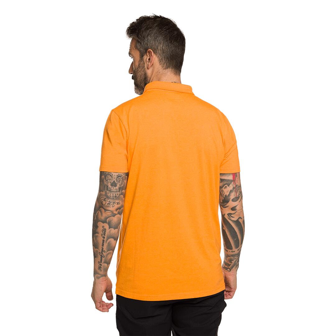 Polo manga corta para Hombre Trangoworld Finu Naranja 4/6