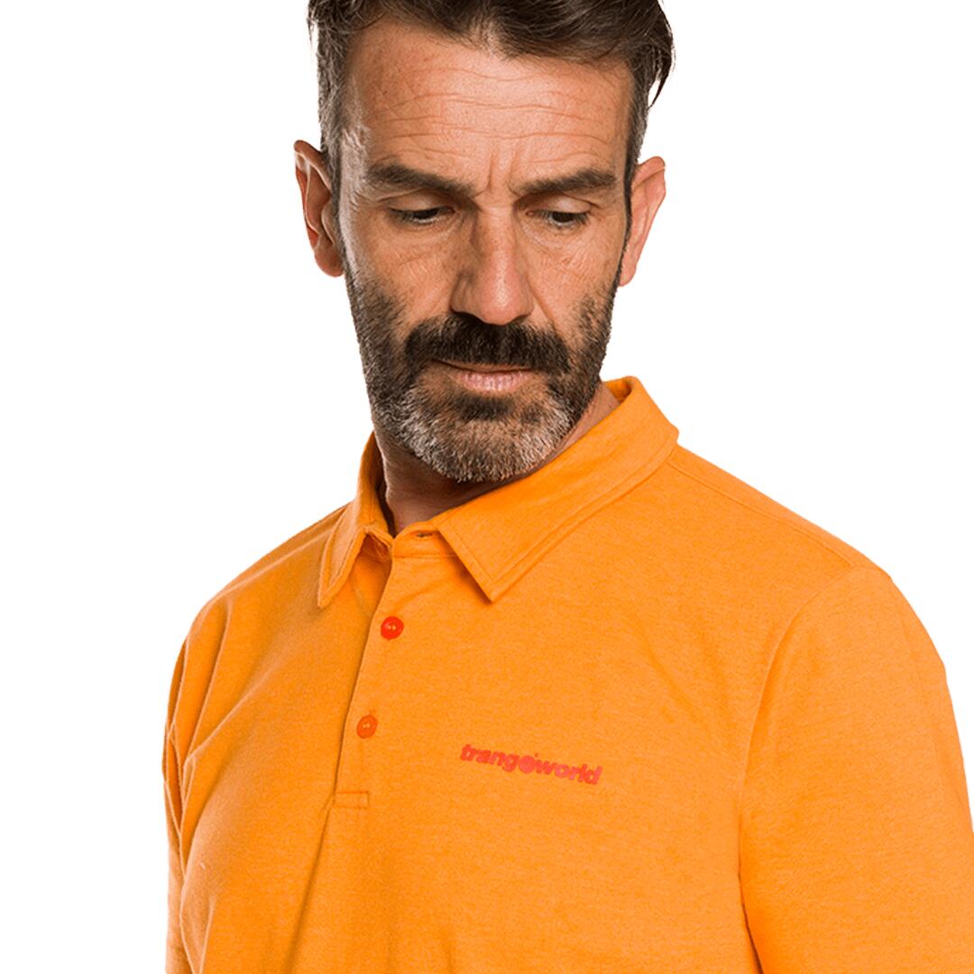 Polo manga corta para Hombre Trangoworld Finu Naranja 5/6
