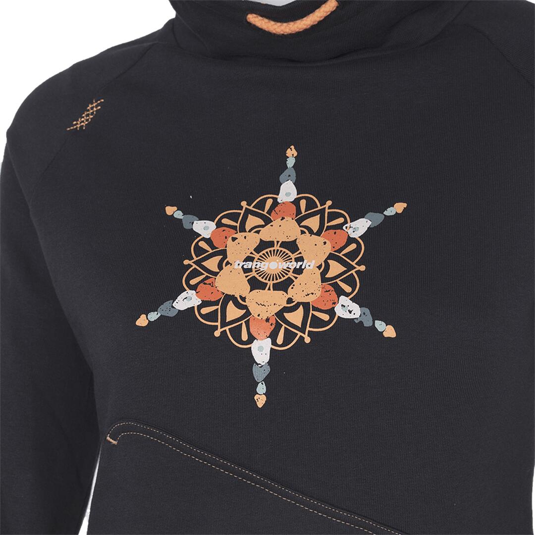 Sudadera para Mujer Trangoworld Bucegi Negro 2/7