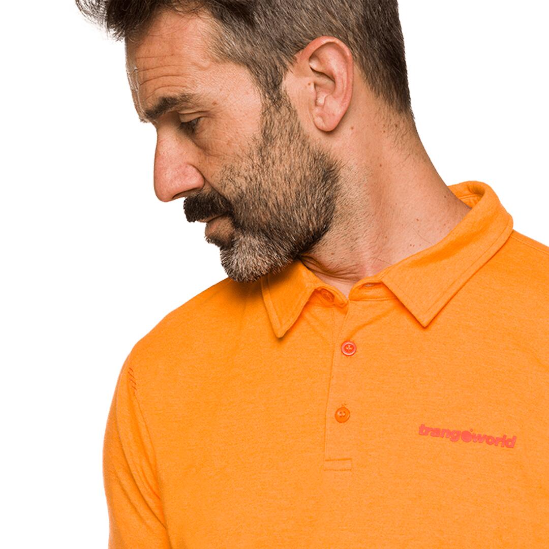 Polo manga corta para Hombre Trangoworld Finu Naranja 6/6