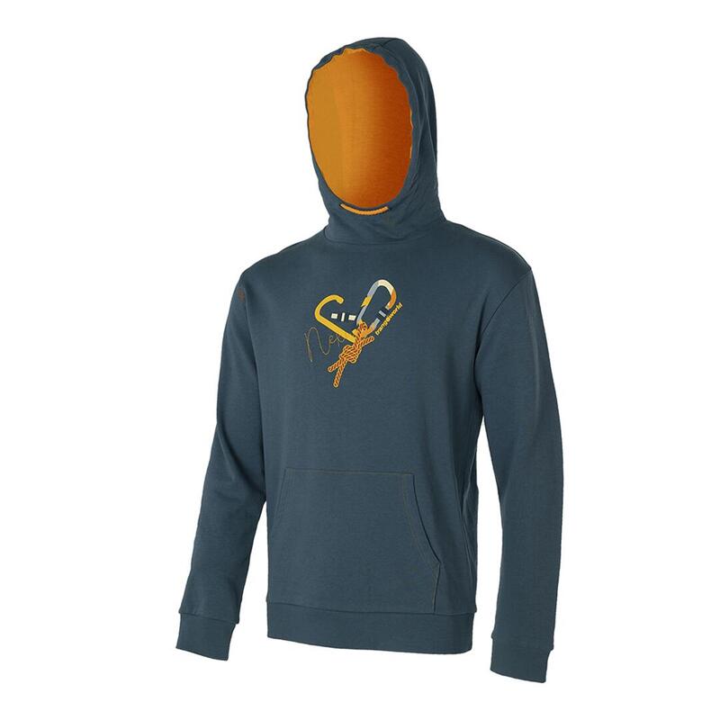 Sudadera para Hombre Trangoworld Nexus Azul/Naranja