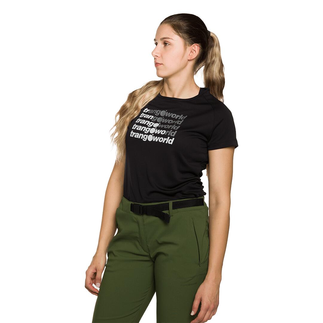 Camiseta para Mujer Trangoworld Ohrid Negro 5/6