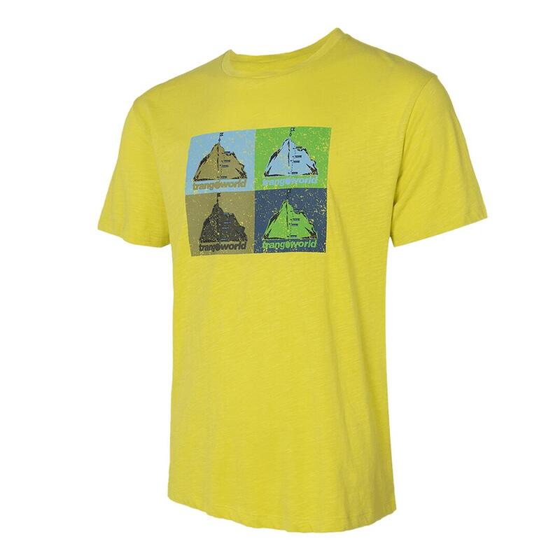 Camiseta para Hombre Trangoworld Nahanni Amarillo